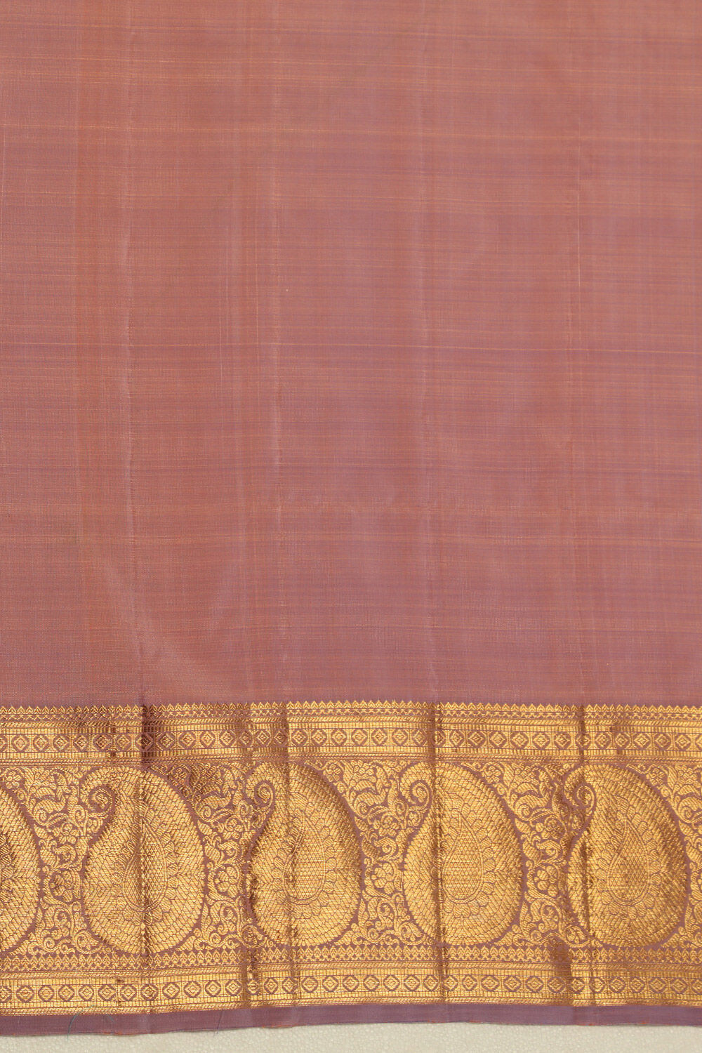 Orange Pure Silk Woven Kanjivaram Saree image number null