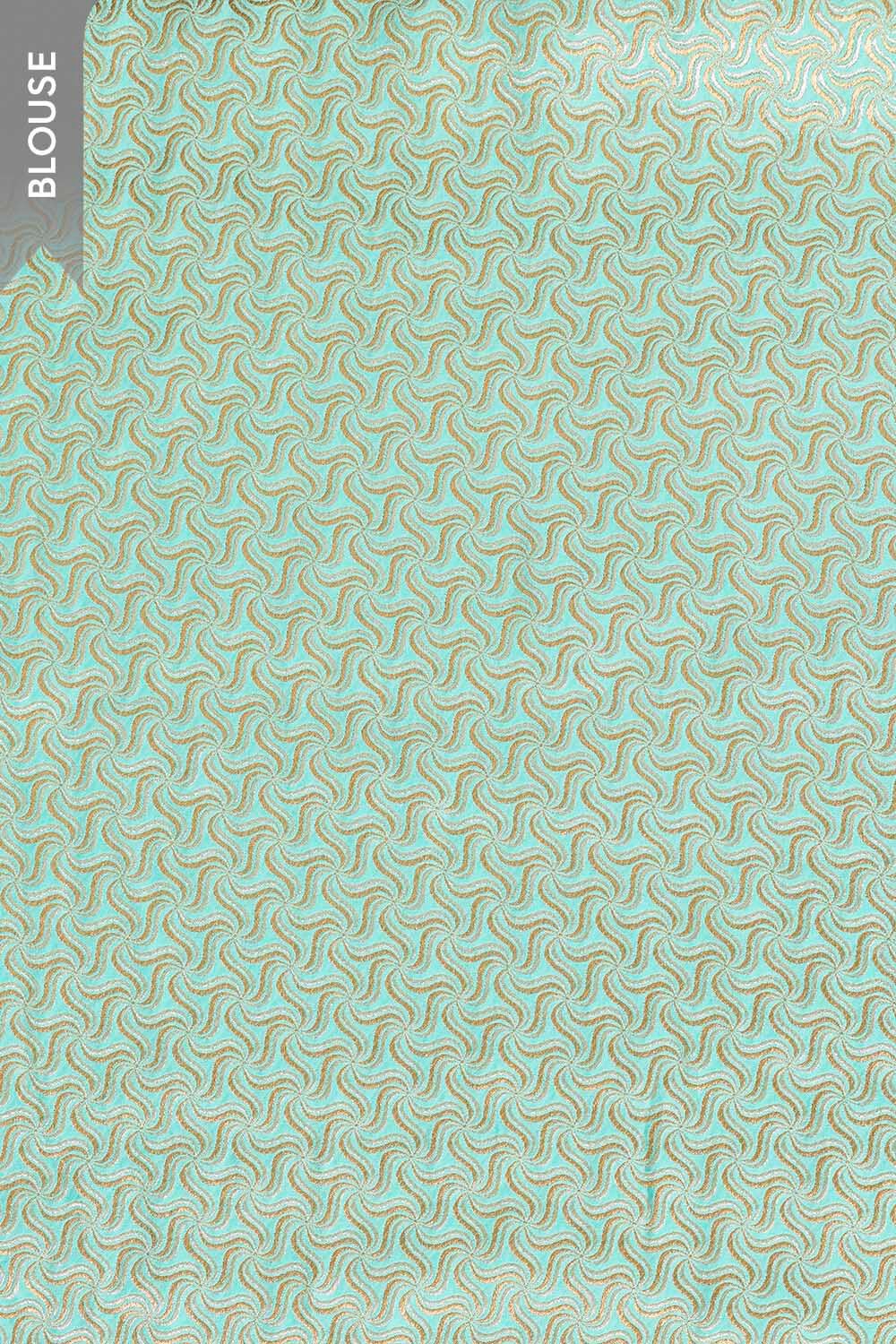 Light Blue Woven Viscose Tissue Saree image number null