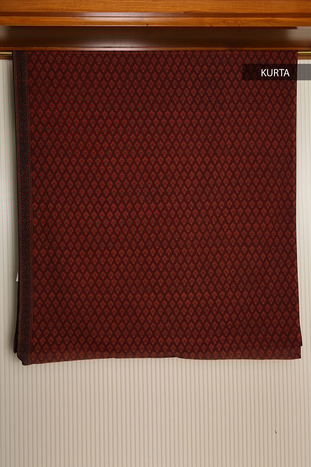 Dark Brown Pure Cotton Suit Set image number null