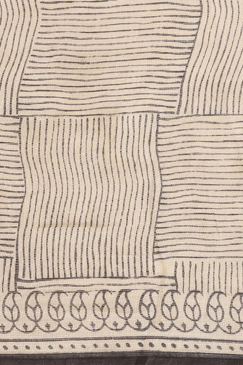 Off Pure White Kota Bagru Printed image number null