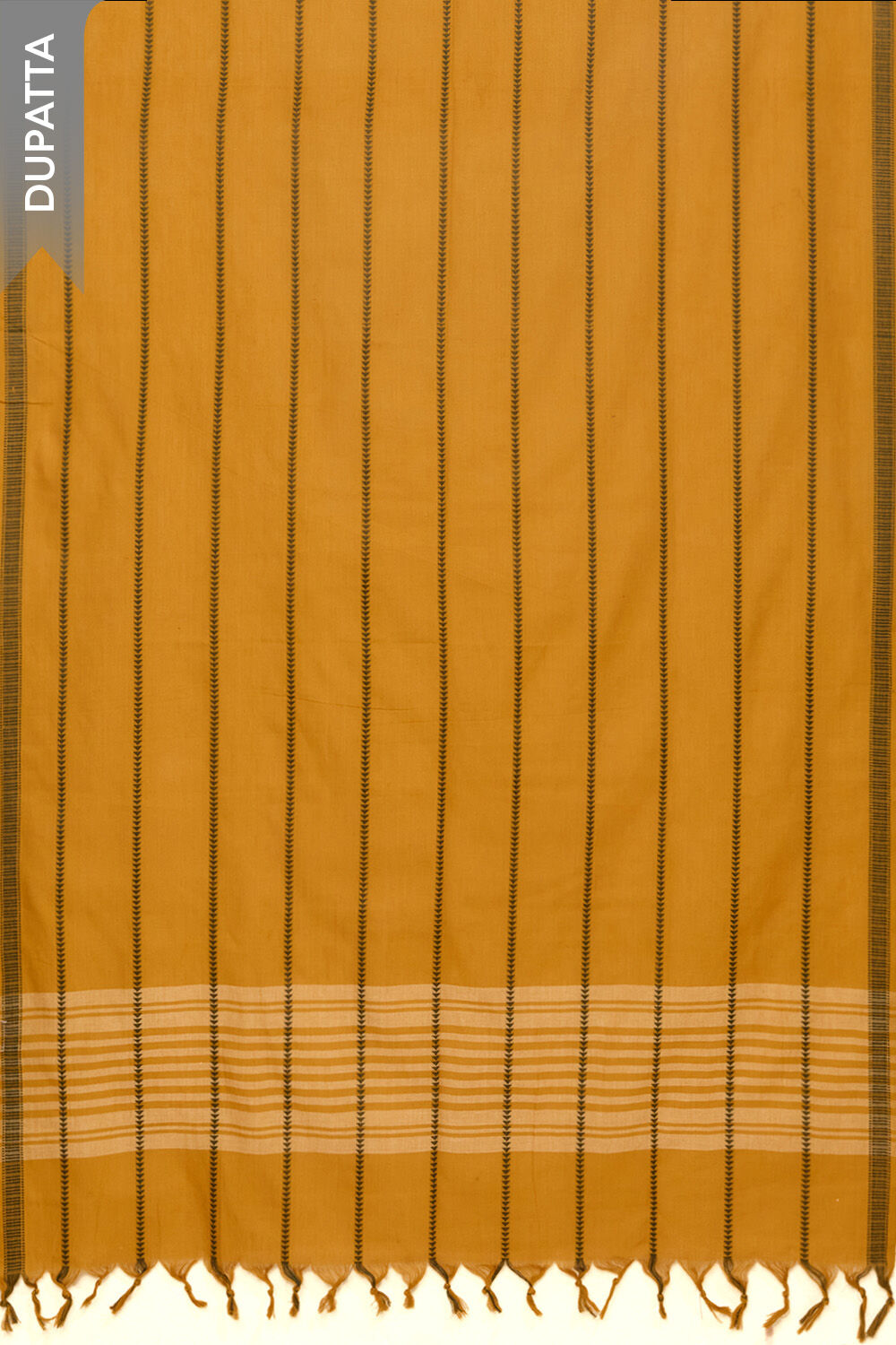 Dark Green Woven Pure Cotton Unstitched Suit Set image number null