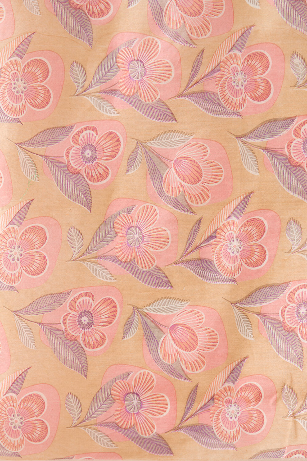 Light Pink Pure Silk Cotton Printed Saree image number null