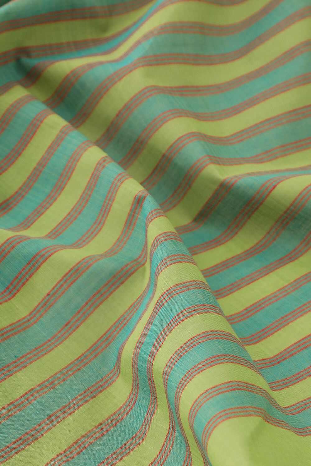 Light Green Pure Cotton Woven Mangalgiri Saree image number null
