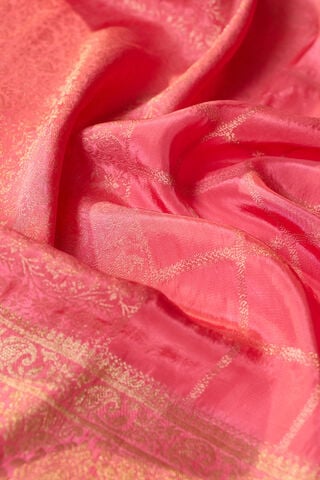 Light Pink Woven Pure Viscose Saree thumbnail image number null