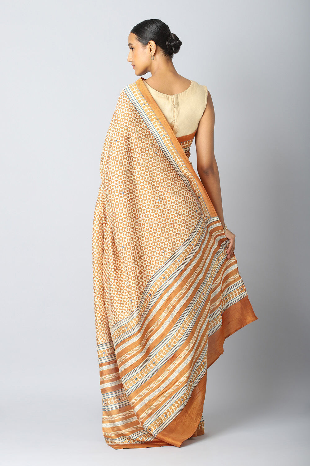Yellow Pure Luxe Vegan Saree image number null