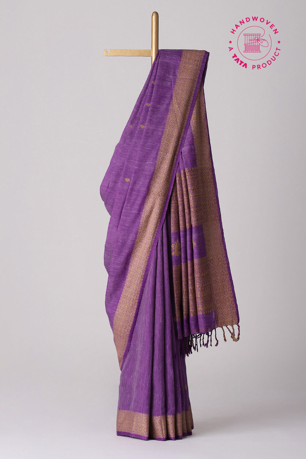 Purple Modal Eri Assam Saree image number null