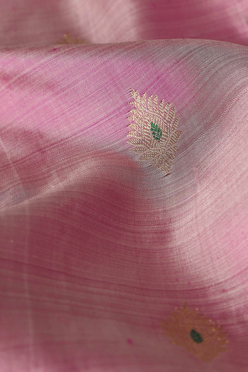 Violet Pure Silk Kanjivaram Saree image number null