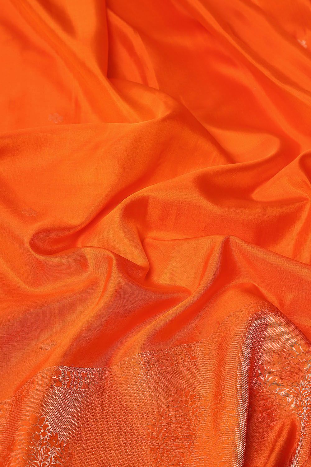 Orange Pure Soft Silk Saree image number null
