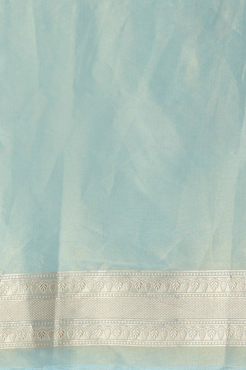 Light Blue Pure Silk Banarasi Saree image number null