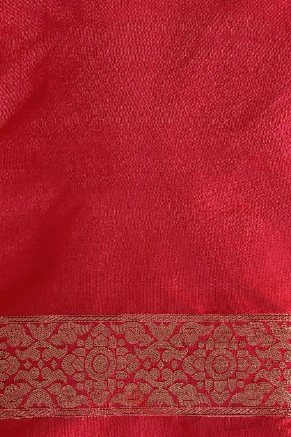 Red Pure Silk Banarasi Brocade Saree image number null
