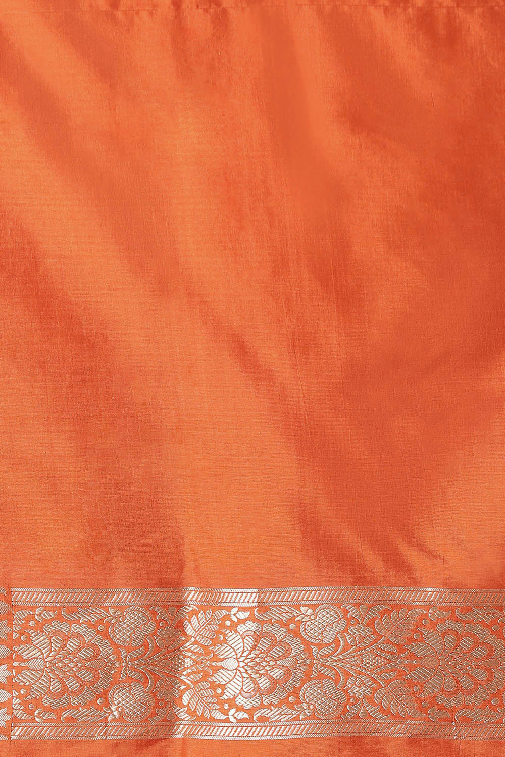 Orange Pure Silk Banarasi Saree image number null