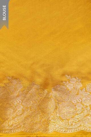 Yellow Woven Pure Viscose Saree thumbnail image number null