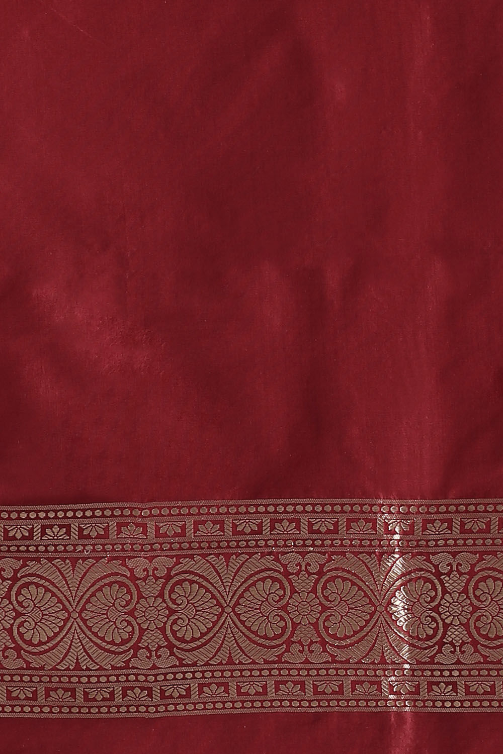Red Pure Silk Banarasi Saree image number null