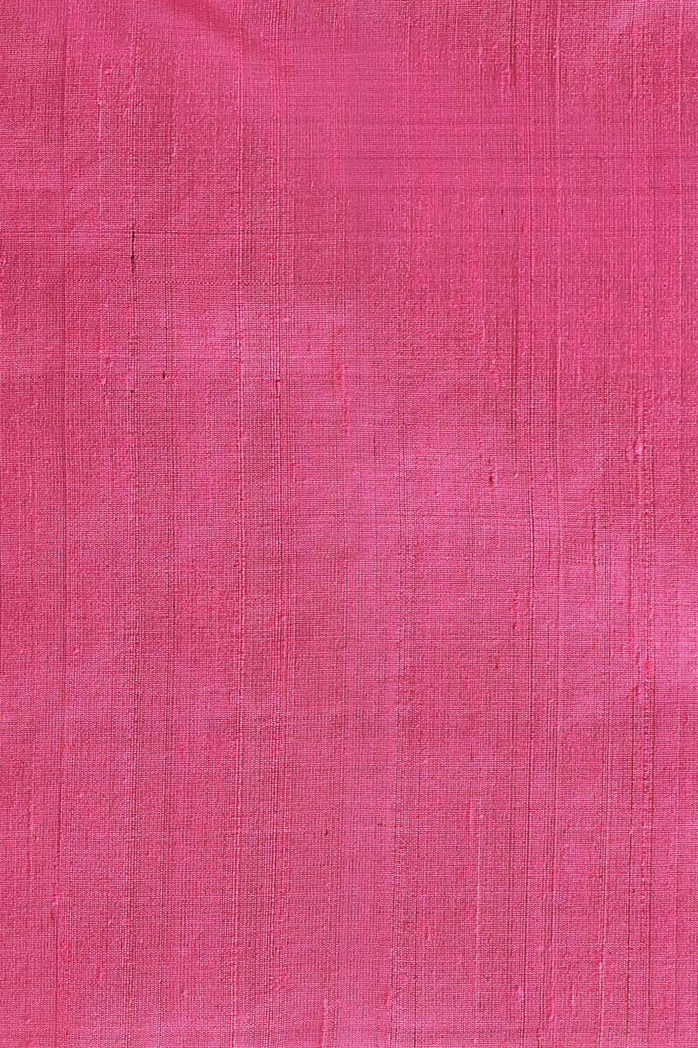 Dark Pink Pure Silk Woven Saree image number null
