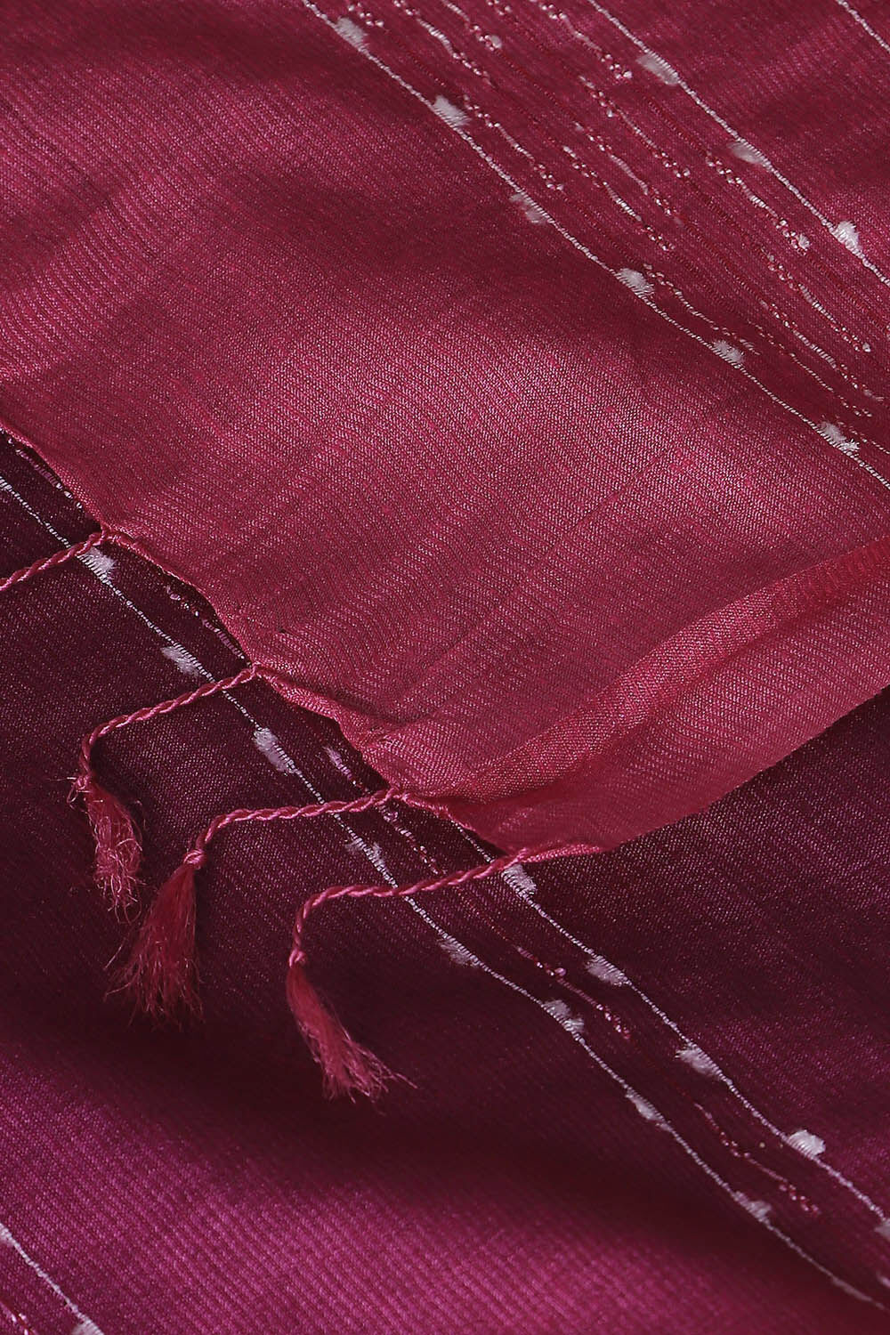 Pink Pure Tussar Silk Tie and Dye Saree image number null