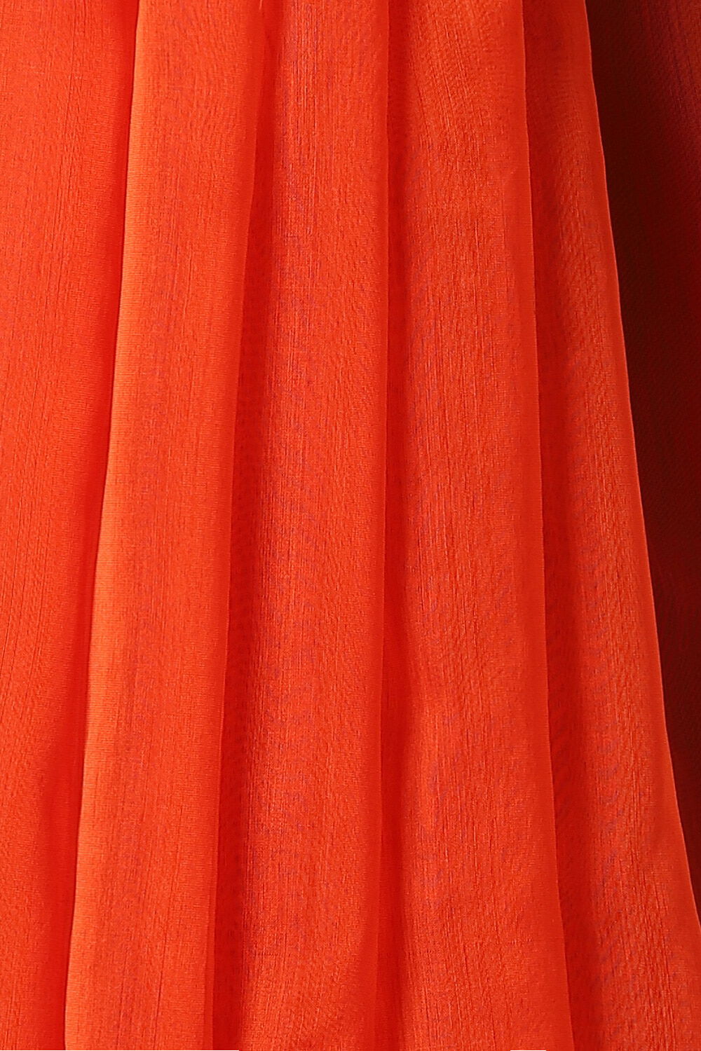 Orange Pure Silk Cotton Maheswari Saree image number null