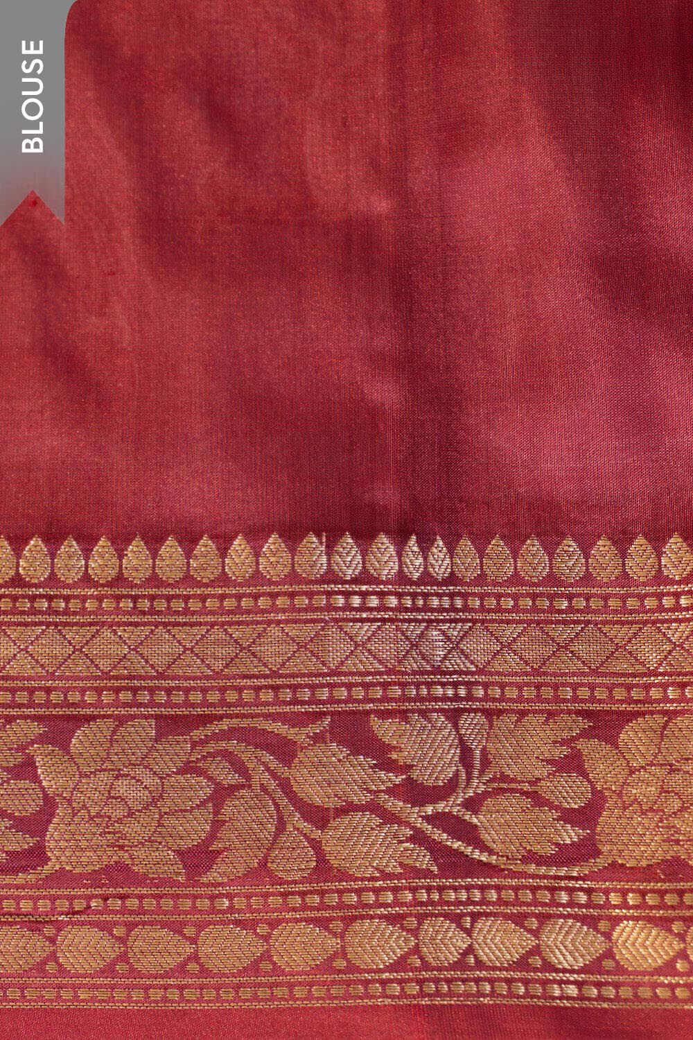Purple Silk Viscose Cutwork Banaras  Saree image number null