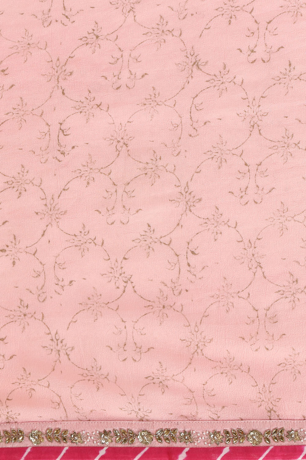 Pink Pure Viscose Printed Saree image number null