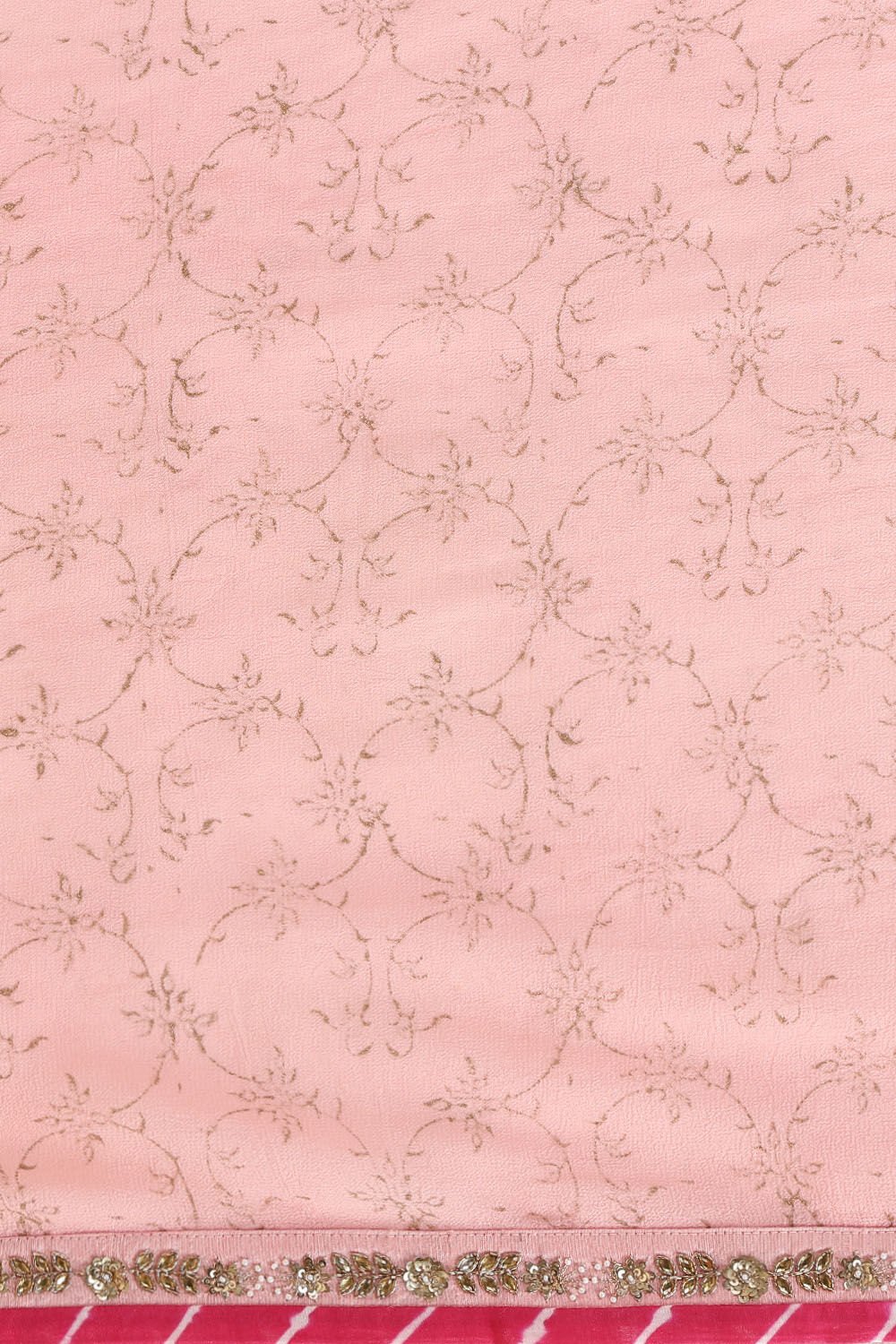 Pink Pure Viscose Printed Saree image number null