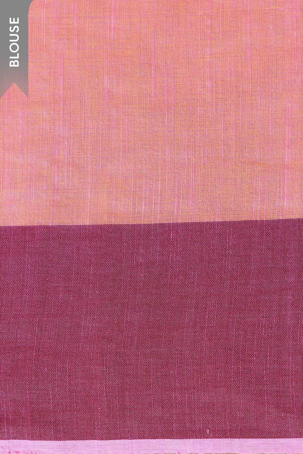 Light Pink Woven Pure Cotton Bengal Saree image number null
