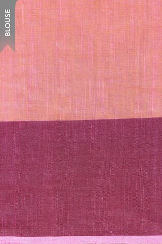 Light Pink Woven Pure Cotton Bengal Saree thumbnail image number null