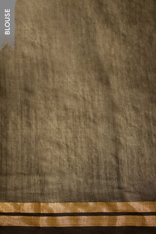 Black Woven Pure Silk Tissue Chanderi Saree thumbnail image number null