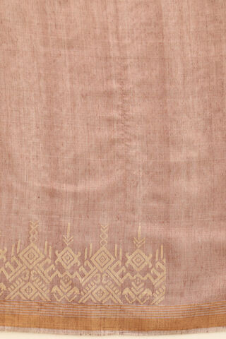 Brown Chattisgarh Pure Tussar Silk Woven Saree thumbnail image number null