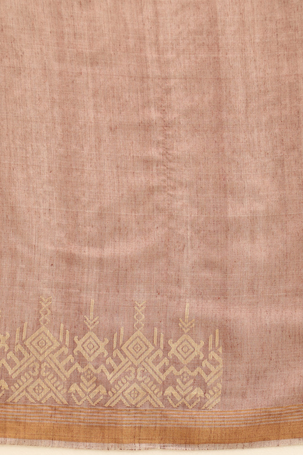 Brown Chattisgarh Pure Tussar Silk Woven Saree image number null