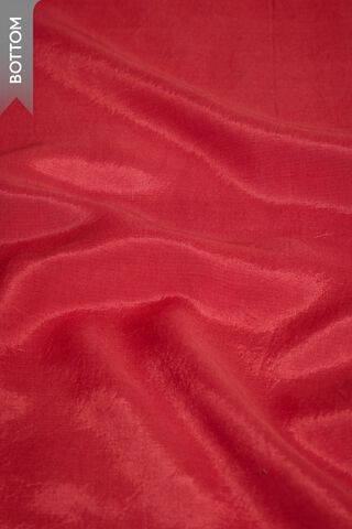 Red Pure Tissue Cotton Embroidered Unstitched Suit Set thumbnail image number null