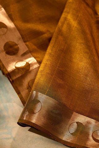 Yellow Woven Pure Soft Silk Saree thumbnail image number null