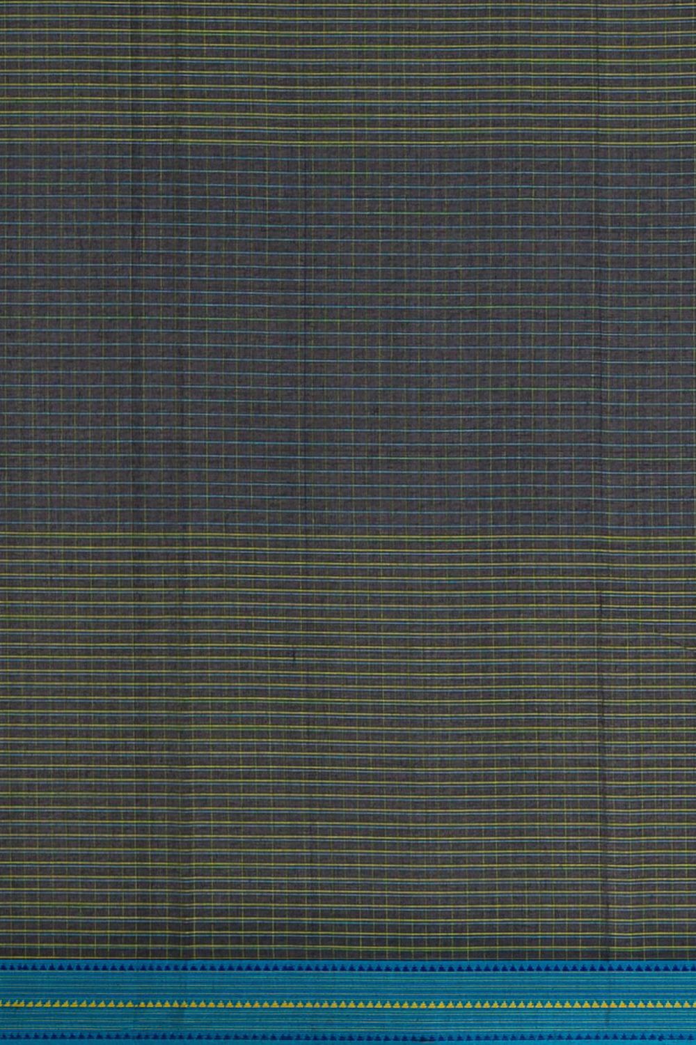 Black Pure Cotton Naranyanpet Saree image number null