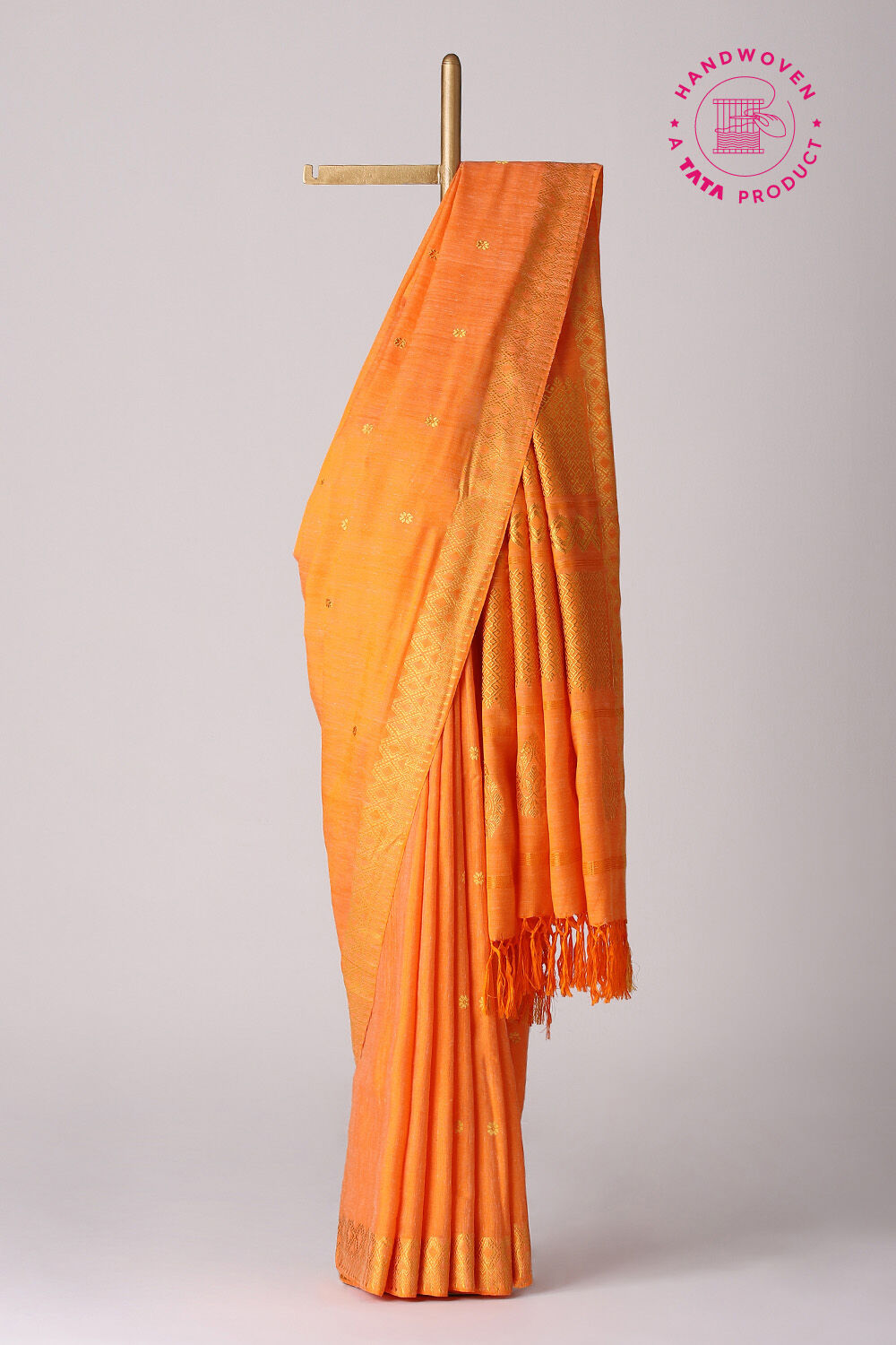 Orange Modal Eri Assam Saree image number null
