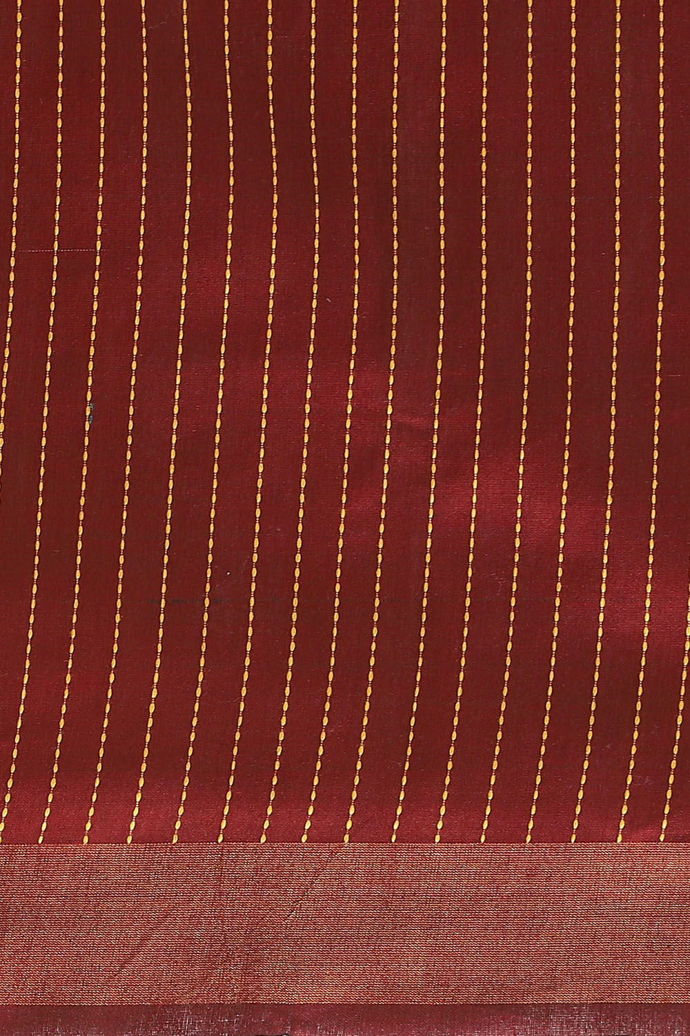 Dark Red Pure Tussar Silk Bhagalpuri Saree image number null