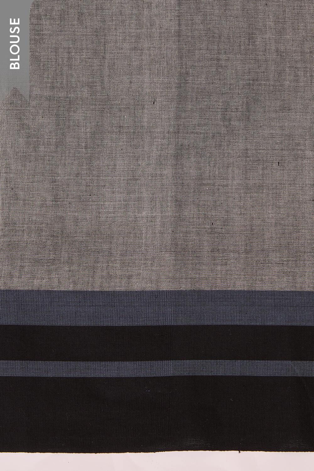 Off White Woven Pure Cotton Bengal Saree image number null