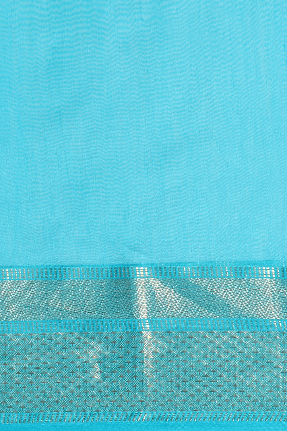 Light Blue Pure Silk Cotton Maheswari Saree image number null