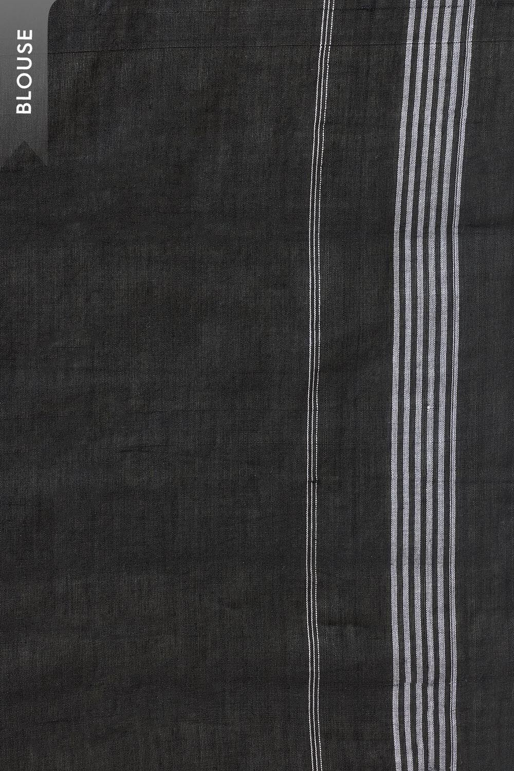 Brown Odisha Pure Cotton Ikat Saree image number null