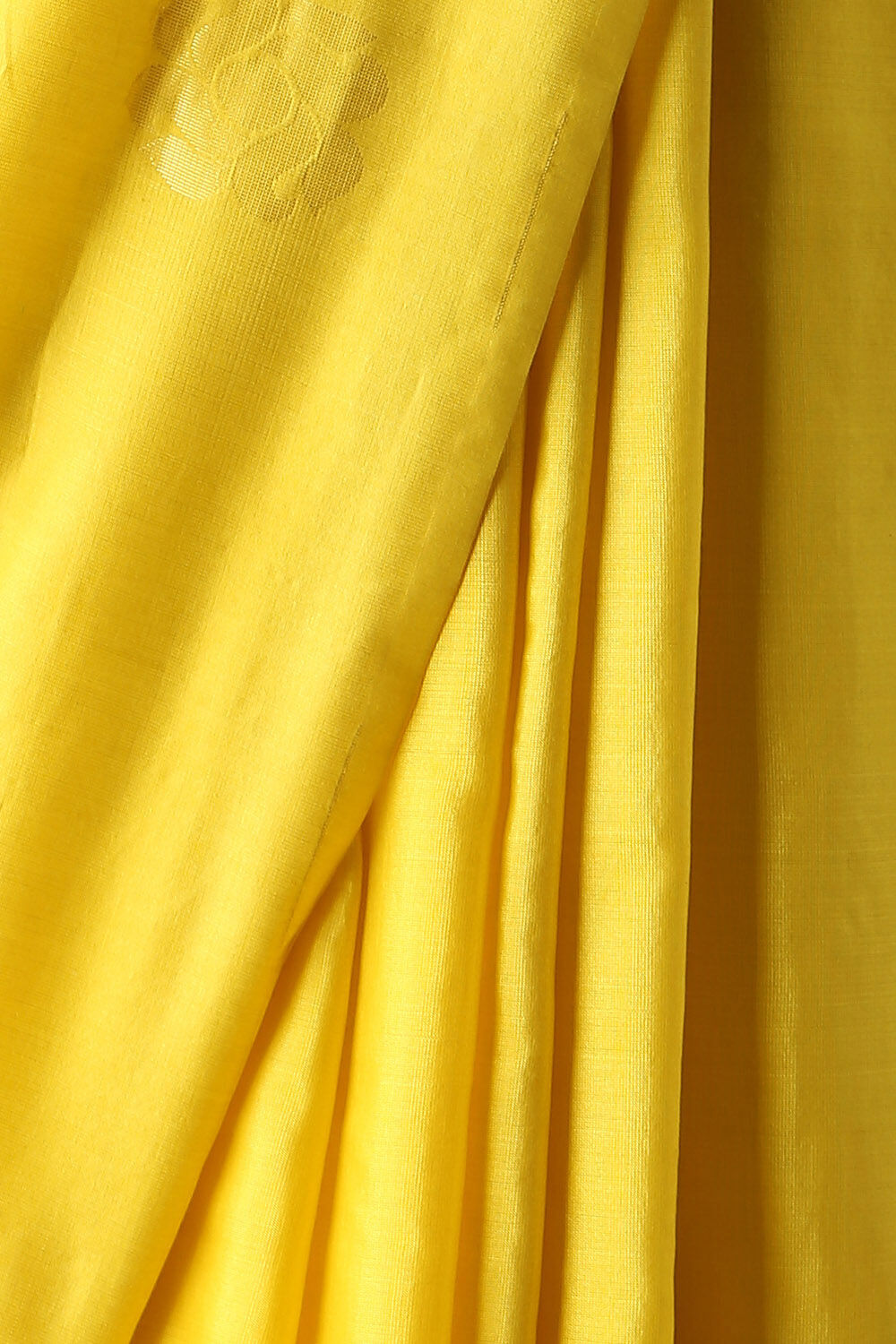 Yellow Pure Silk Tencel South Saree image number null