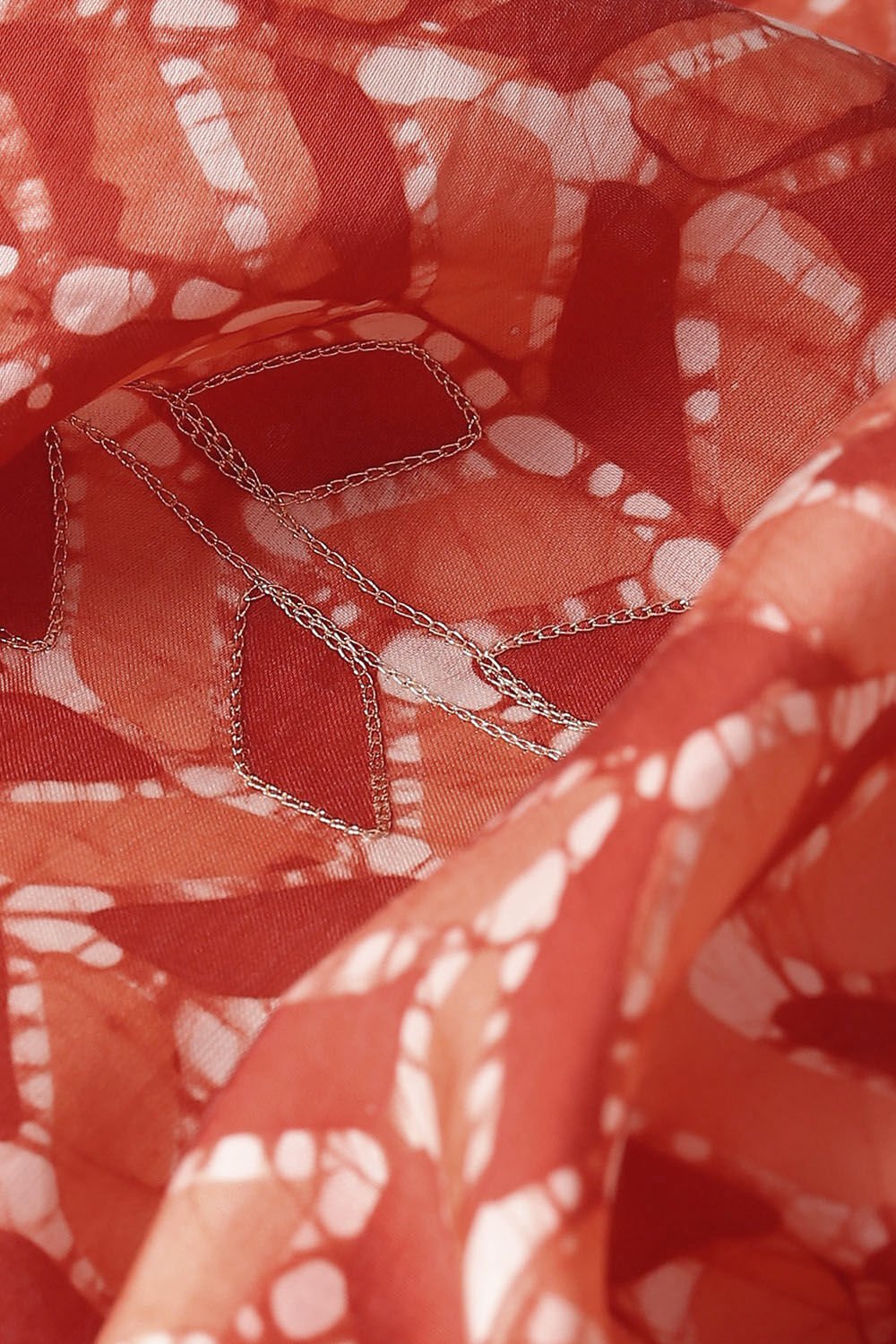 Orange Luxe Vegan Saree image number null