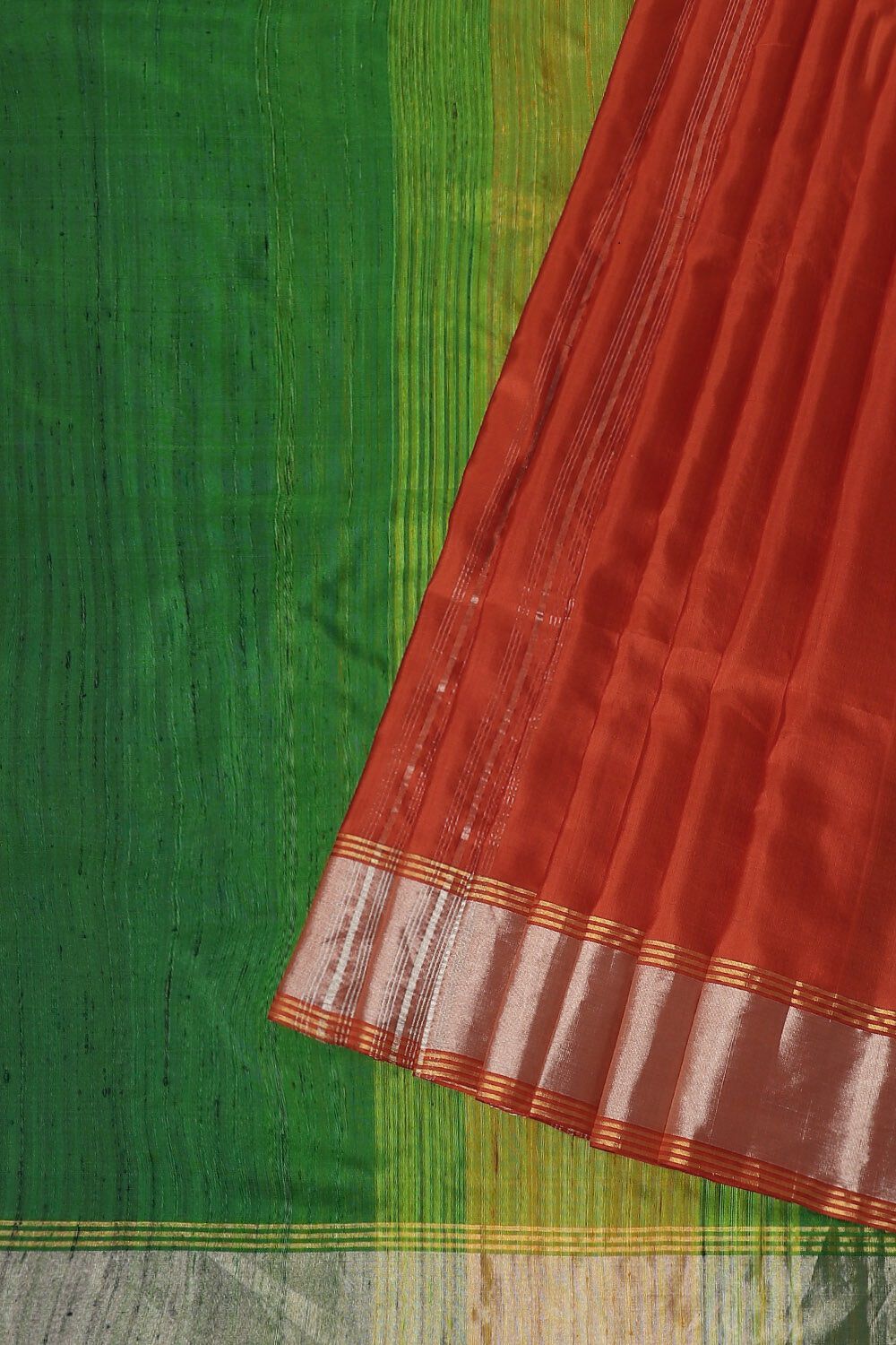 Red Pure Silk South Saree image number null