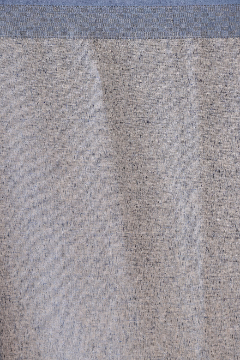 Light Blue Handwoven Bhagalpuri Pure Linen Saree image number null