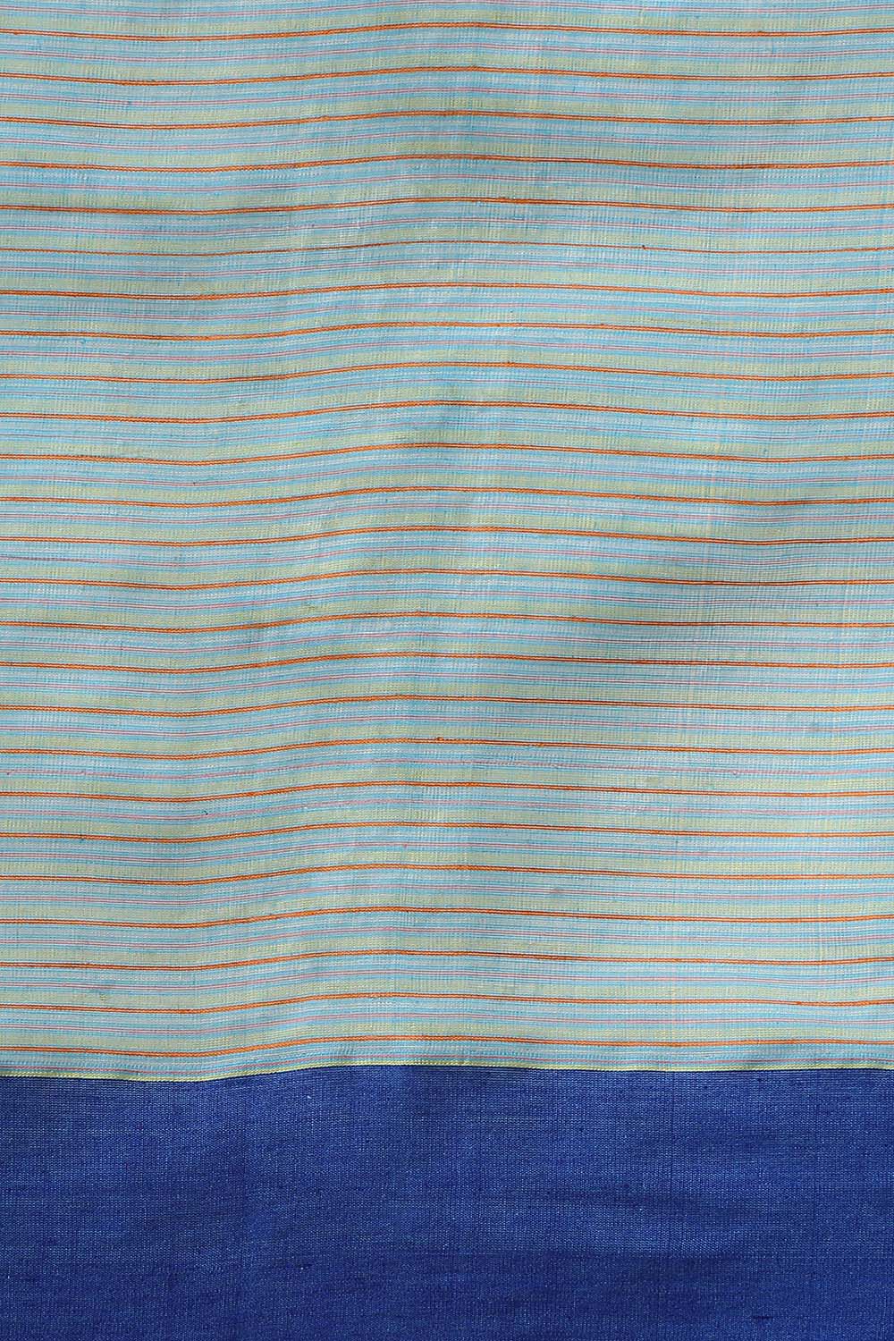Light Blue Pure Cotton Naranyanpet Saree image number null
