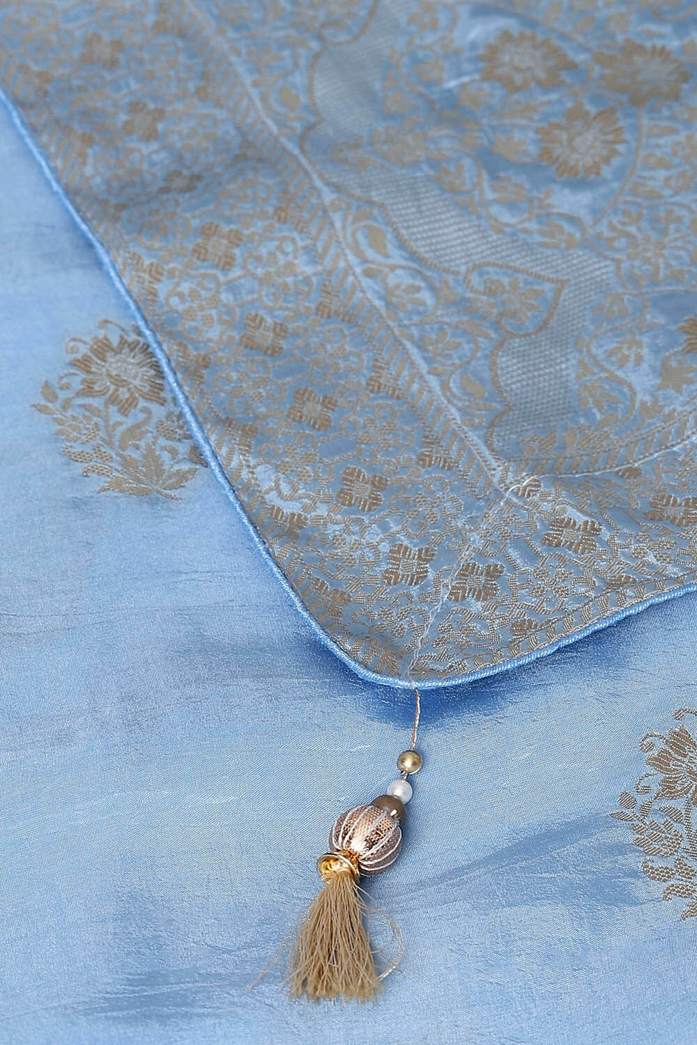 Blue Pure Luxe Vegan Saree image number null