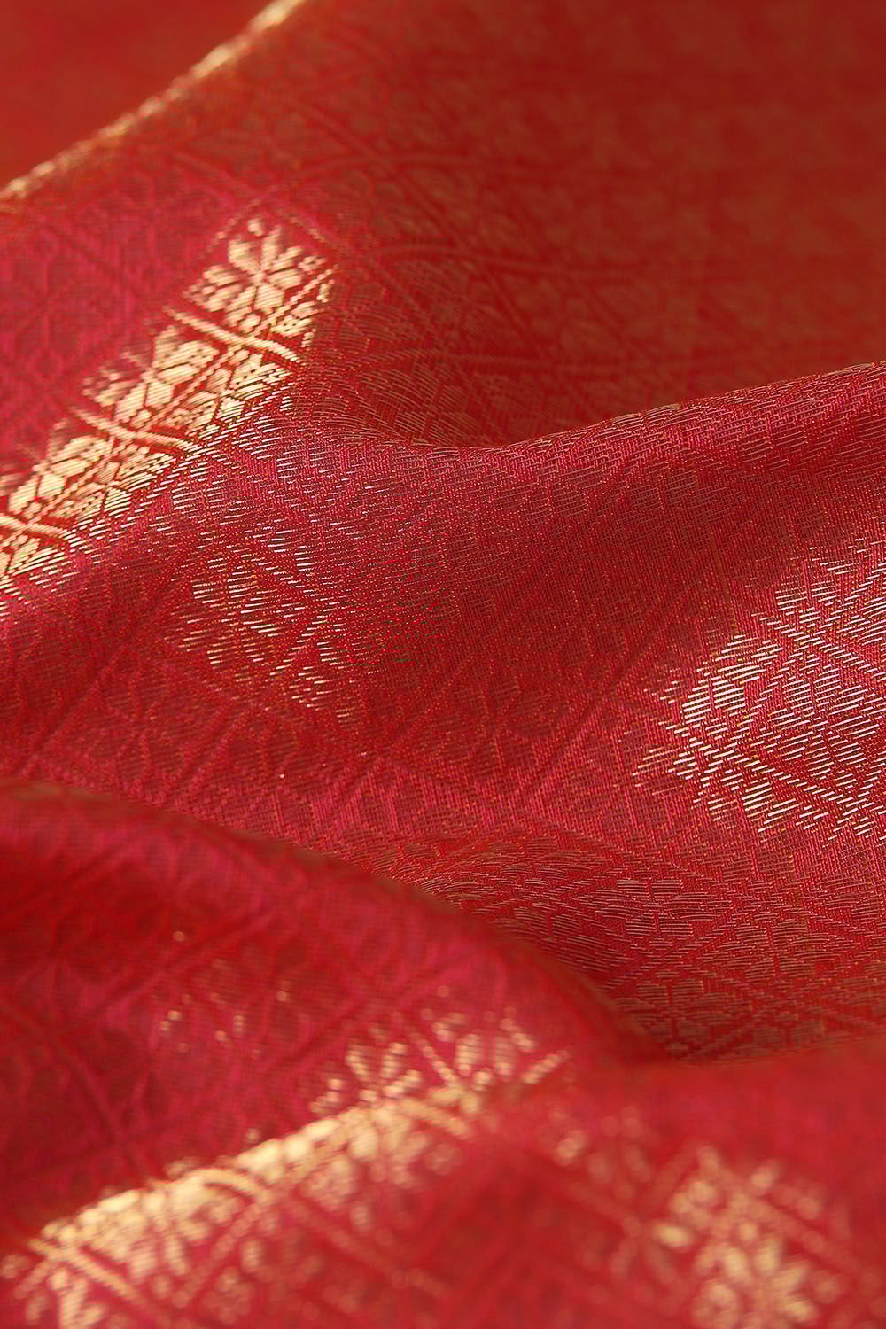 Pink Pure Silk Cotton Maheswari Saree image number null
