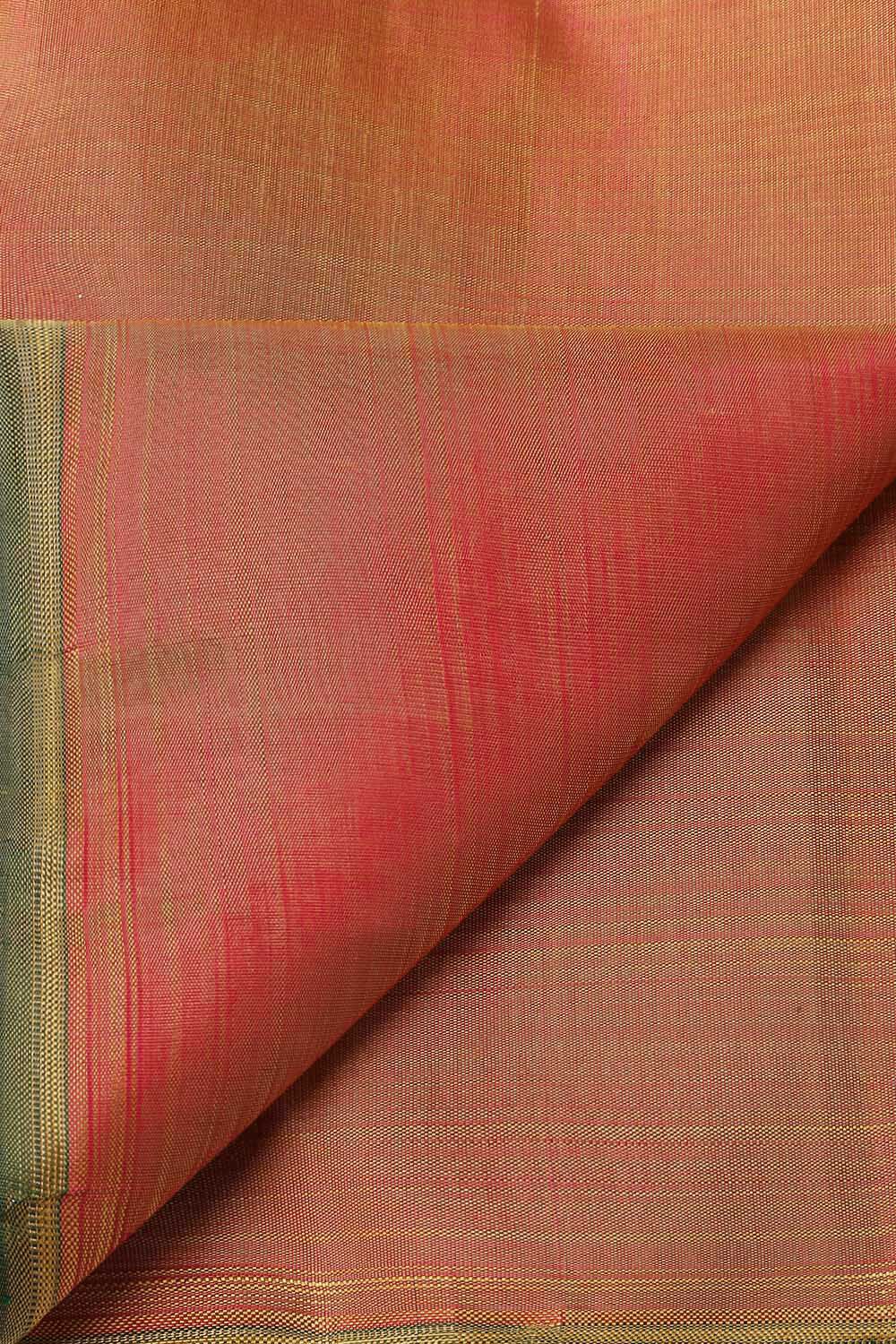 Yellow Pure Silk Kanjivaram Saree image number null