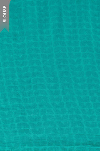 Blue Bengal Screen Printed Pure Cotton Mulmul Saree thumbnail image number null
