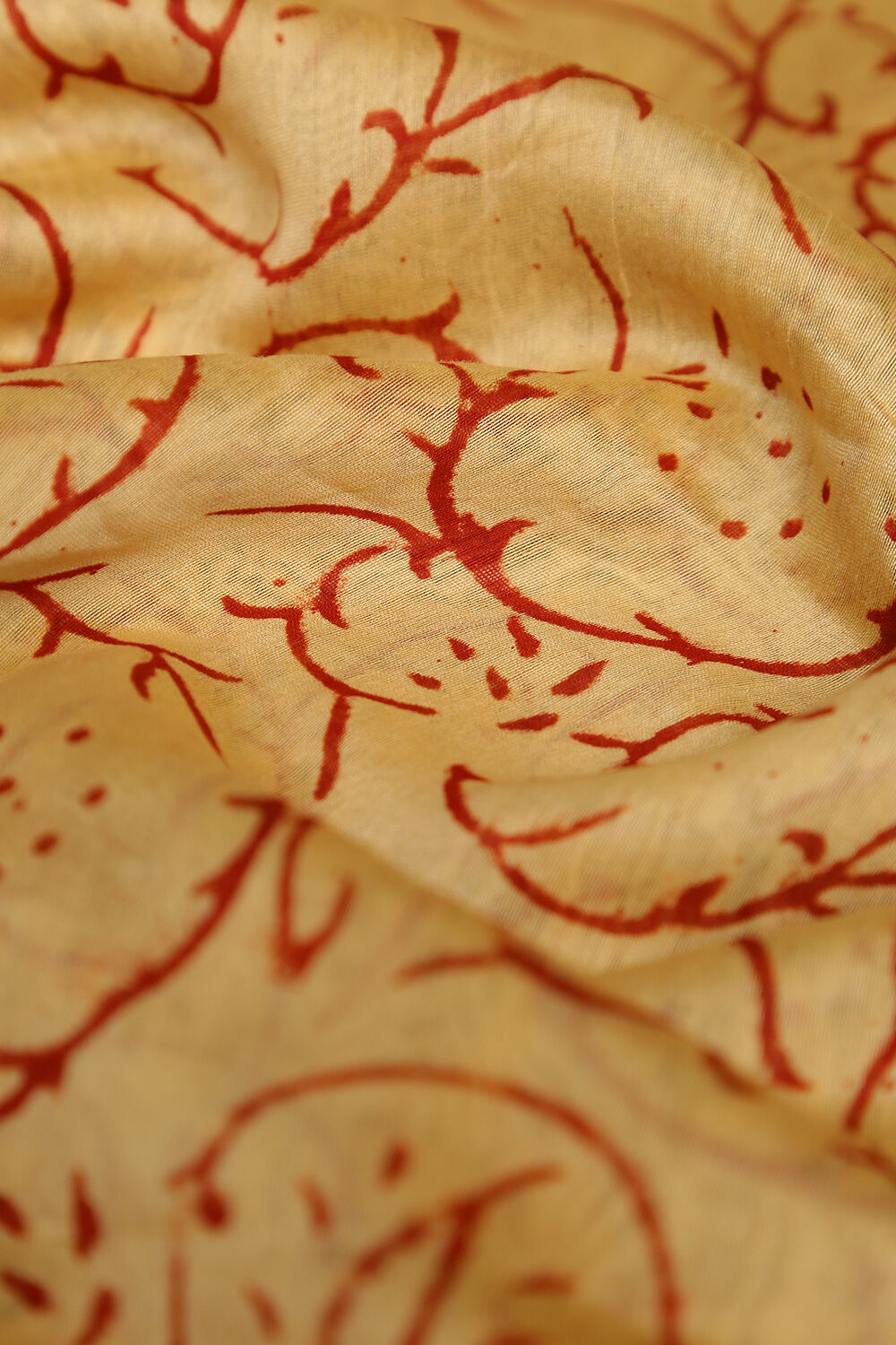 Off-white Kalamkari Pure Silk Cotton Suit Set image number null