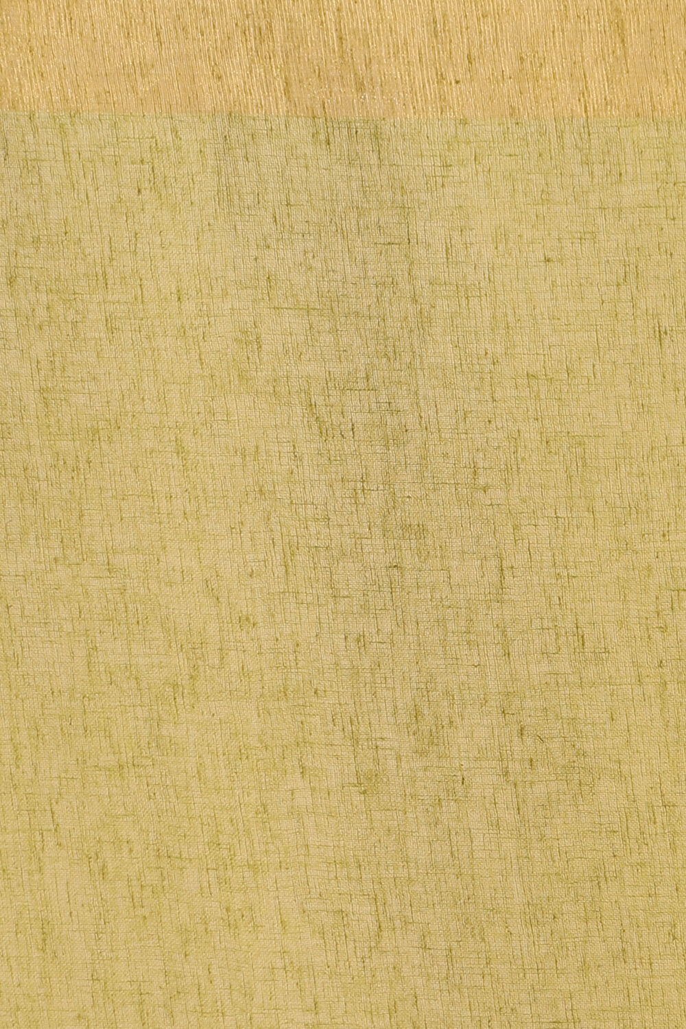 Green Handwoven Bhagalpuri Pure Linen Saree image number null