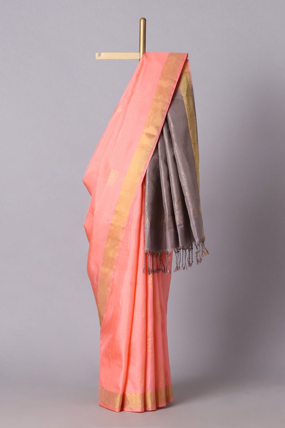 Light Pink Pure Silk South Saree image number null