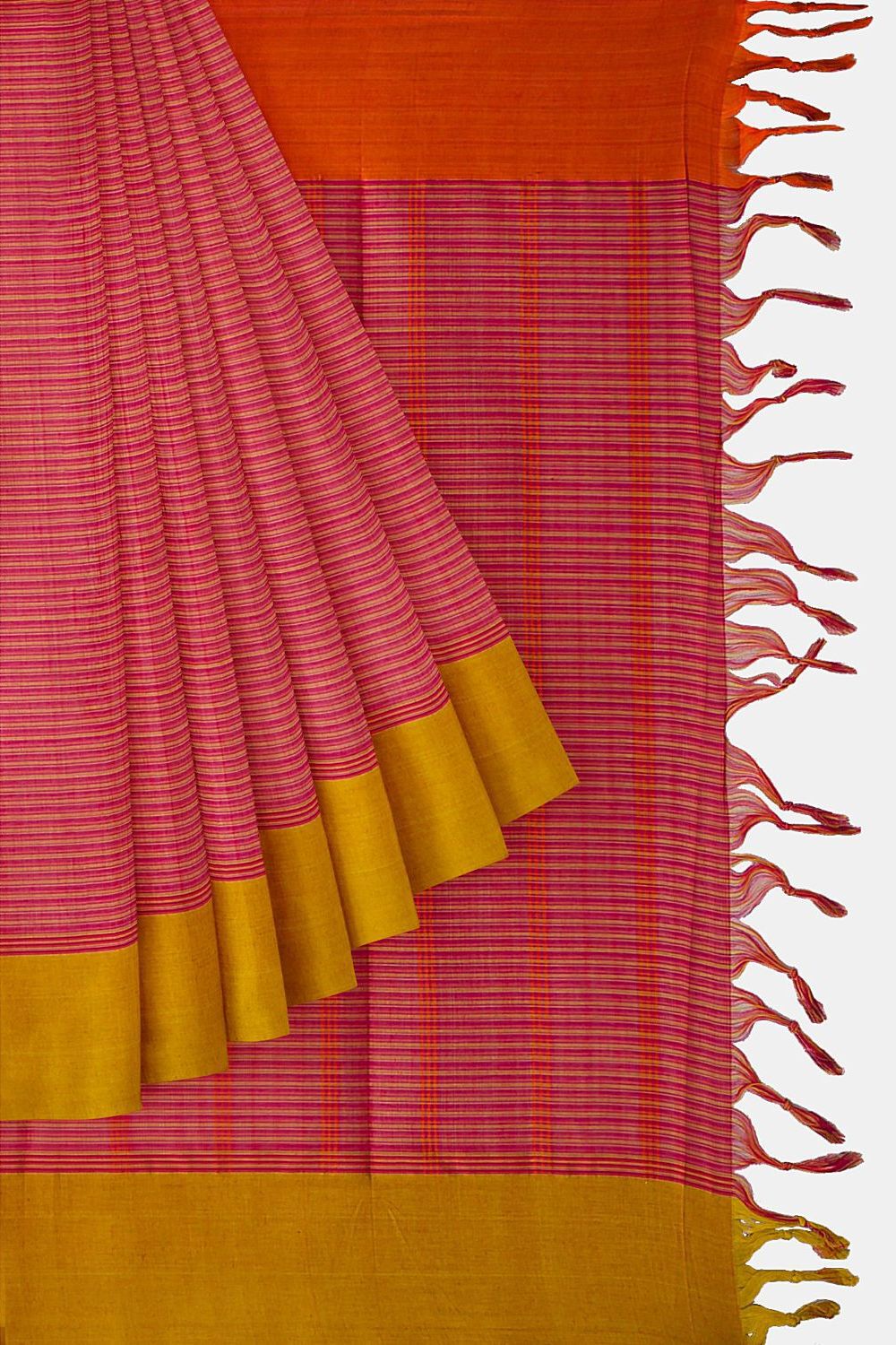 Multicolored Pure Cotton Naranyanpet Saree image number null