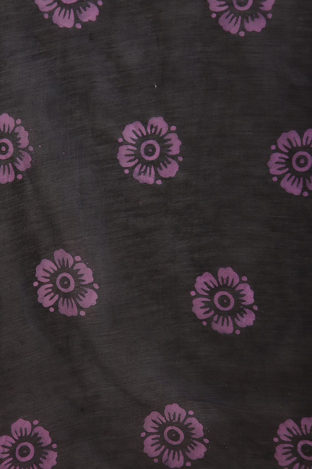Purple Pure Silk Cotton Batik Saree image number null
